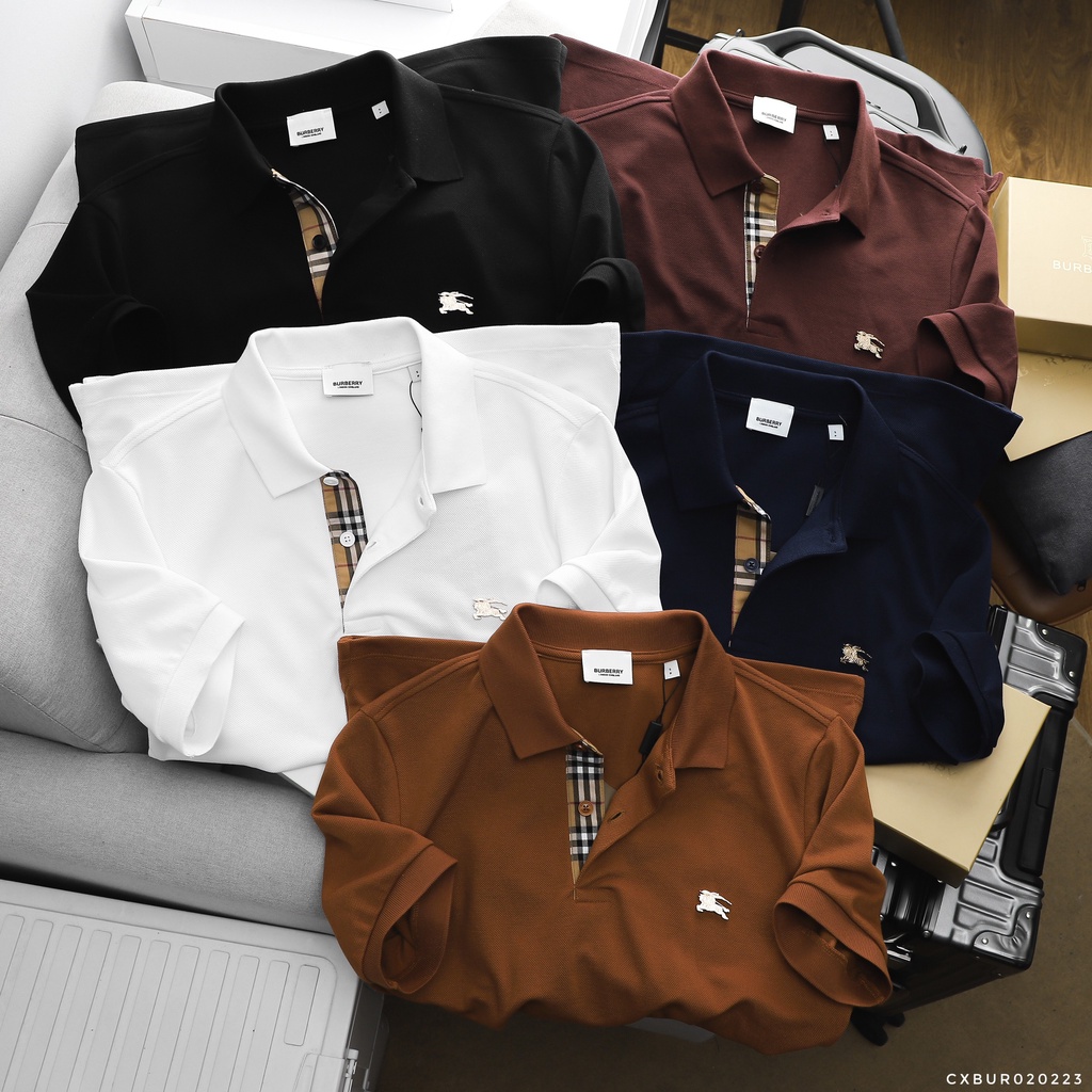 Áo thun polo thời trang, áo thun cổ trụ nam, mắt vải cá mập xịn mịn, logo thêu siêu nét 20223