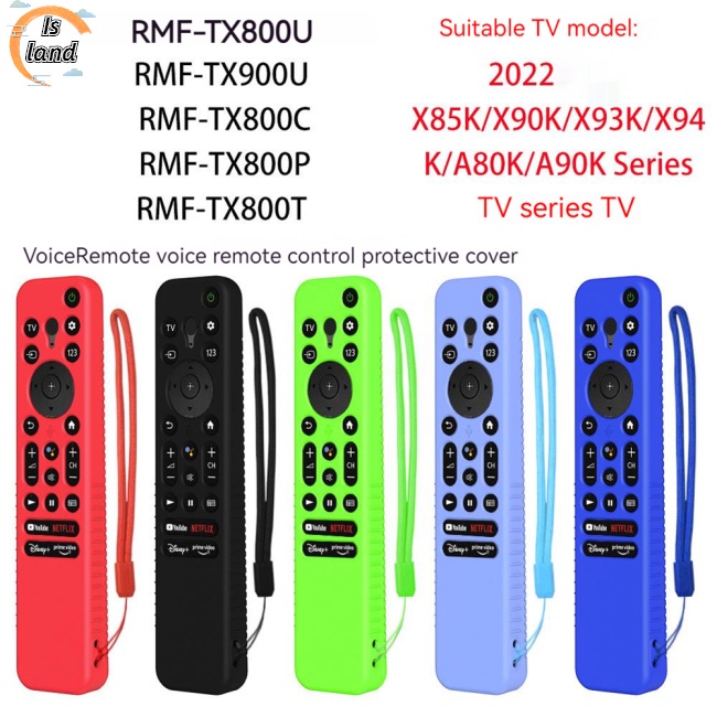 Vỏ Silicon Chống Sốc Kèm Dây Đeo Cho Điều Khiển Từ Xa Sony RMF-TX800U / C / P / T / 900U