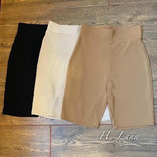 Quần legging đùi tăm 3 màu