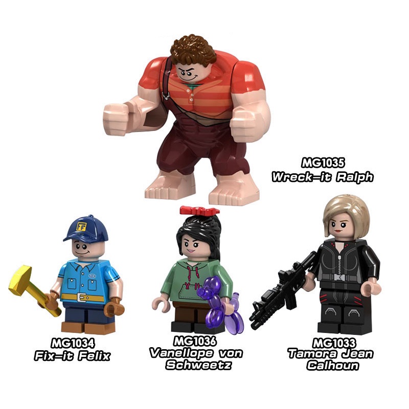 Mô Hình Lắp Ráp Nhân Vật Ralph Mini