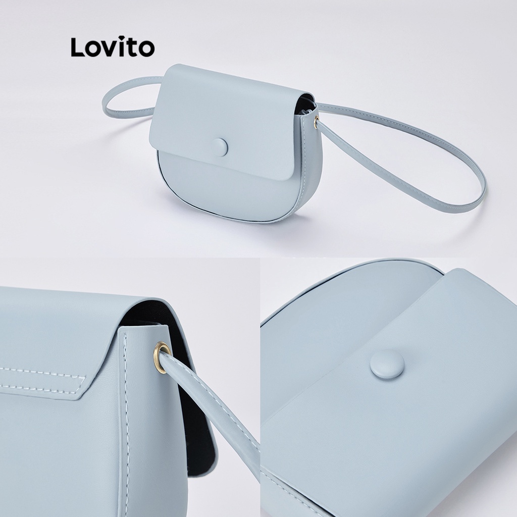 Lovito Túi tròn màu Pastel Trọng lượng nhẹ Dễ thương