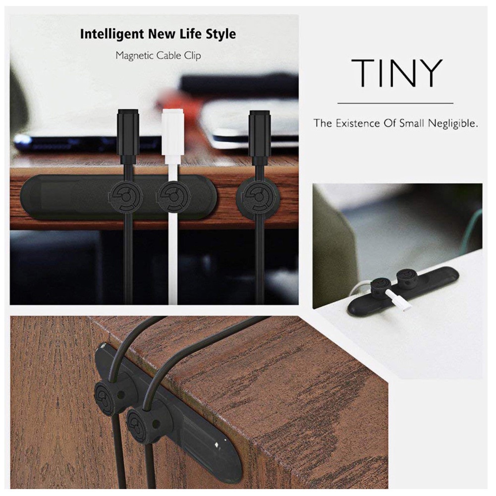 Giá Đỡ Cố Định Dây Cáp USB Có Nam Châm Hình Hoa Hướng Dương