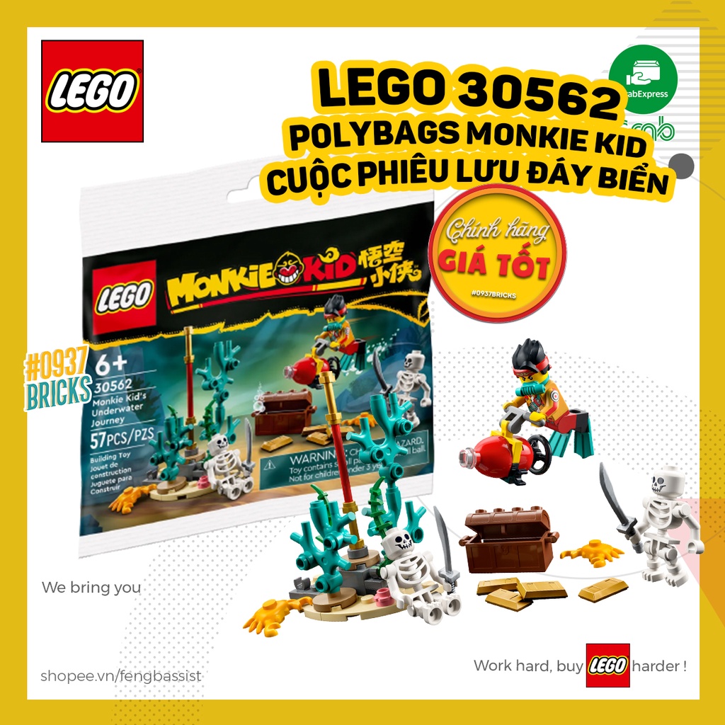 LEGO 30562 MONKIEKID TIỂU HẦU TỬ PHIÊU LƯU ĐẠI DƯƠNG RẺ NHẤT TẠI 0937BRICKS