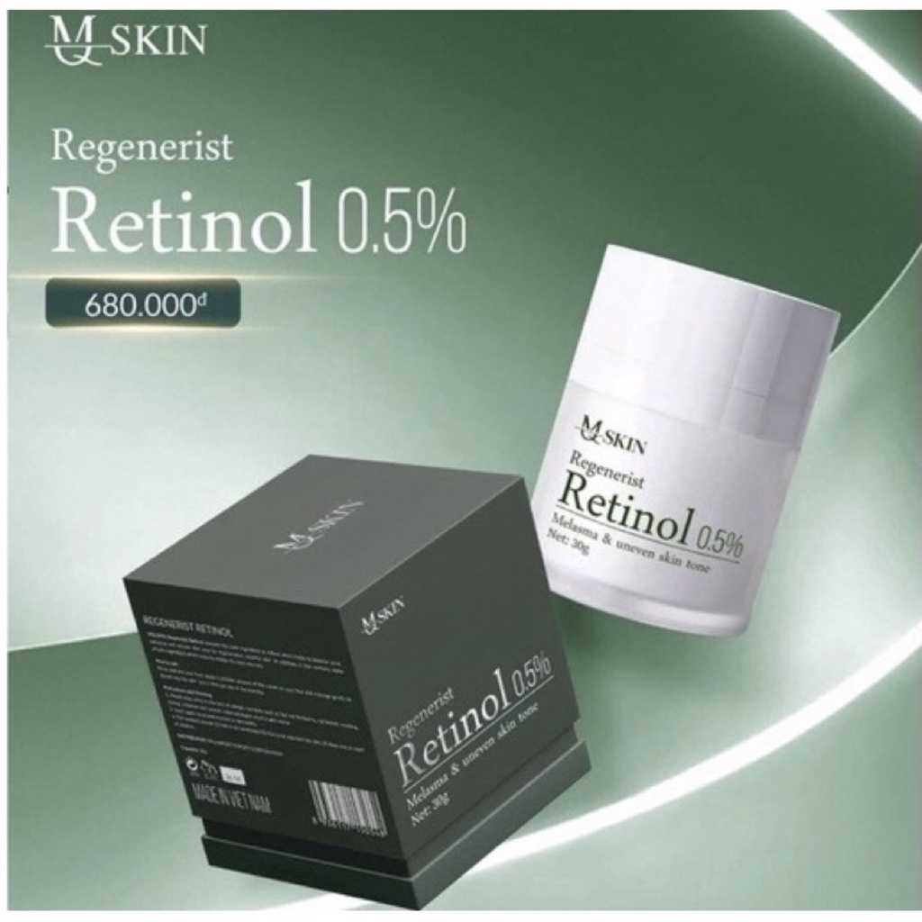 Combo tiết kiệm kem Face Retinol MQ SKIN 0,5% + Kem dưỡng phục hồi da B5 MQSKIN chính hãng