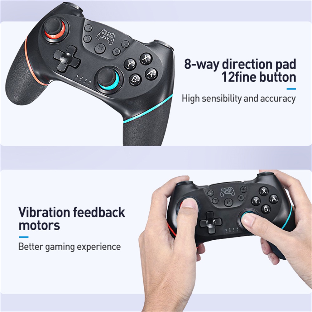 Tay Cầm Chơi Game Bluetooth Không Dây Cho Switch Pro