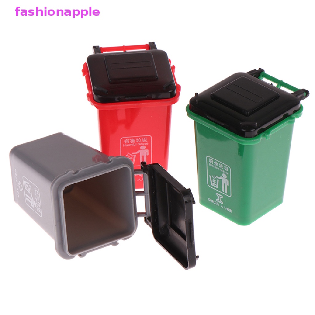 Mô Hình Thùng Rác Mini Tỉ Lệ 1: 12 Trang Trí Nhà Búp Bê