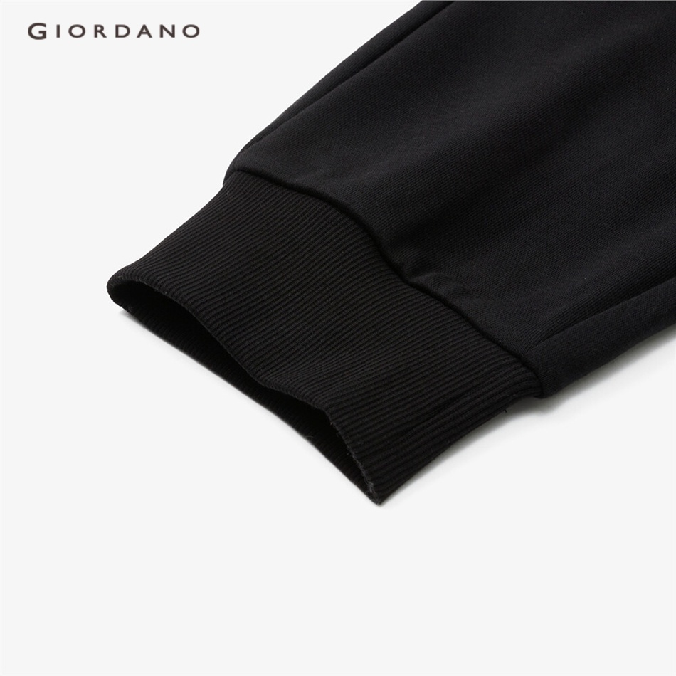 GIORDANO MEN Letter print elastic waist joggers 13113802