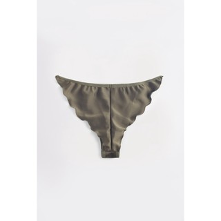 Quần lót Satin ruffle Rêu Lace.thelabel