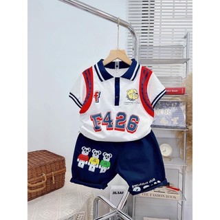 Set polo bé trai qc