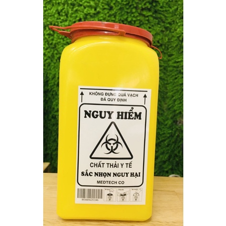 Bình Hủy Kim Tiêm Y Tế 1.5 L