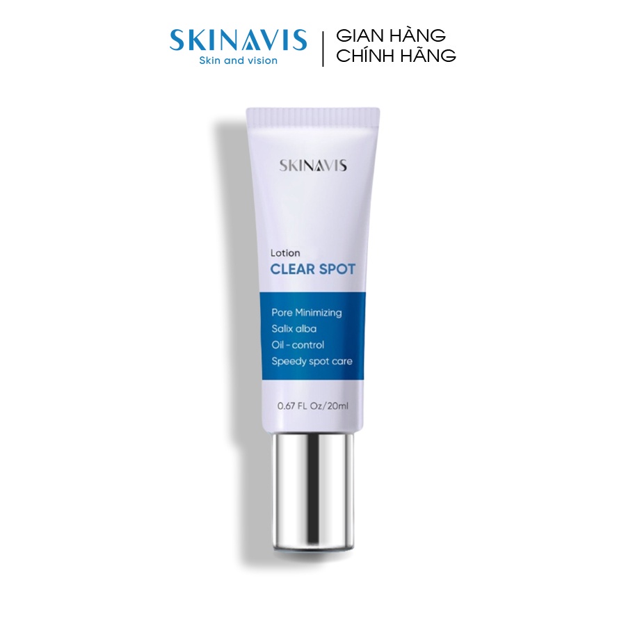 Skinavis Clear Spot Lotion Kiểm Soát Mụn Đầu Đen & Bã Nhờn Dung Tích 20ml