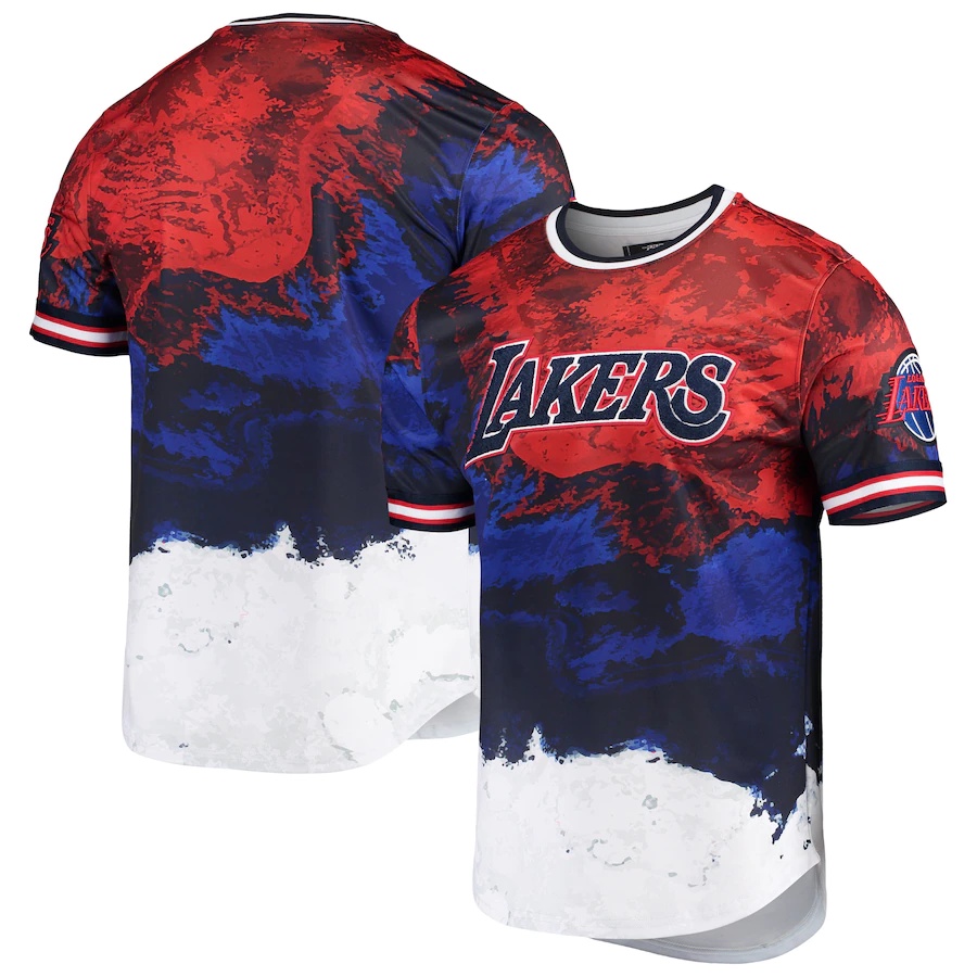 Áo Thun Bóng Rổ HQ1 Los Angeles Lakers Cityscape Plus Size QH1