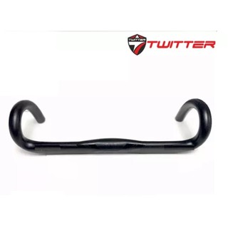 Ghi đông xe đạp đua twitter ống dẹp 420mm