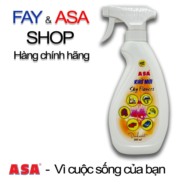 Khử Mùi ASA Hương Sky Flowers (350ml)