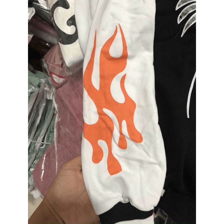 (HCM) ÁO KHOÁC NỈ BOMBER THỜI TRANG HÀN QUỐC -LOGO HỌA TIẾT LỬA SIÊU XỊN , HOTT HIT CHO CÁC BẠN TRẺ KME FASHION