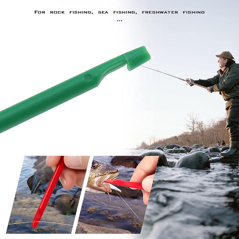 Dụng Cụ Gỡ Lưỡi Câu Cá Bằng Nhựa Màu Sắc Ngẫu Nhiên