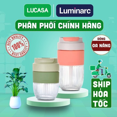Ly Thủy Tinh Luminarc Đa Năng - Ly Coffee Có Nắp | Phân Phối Chính Hãng