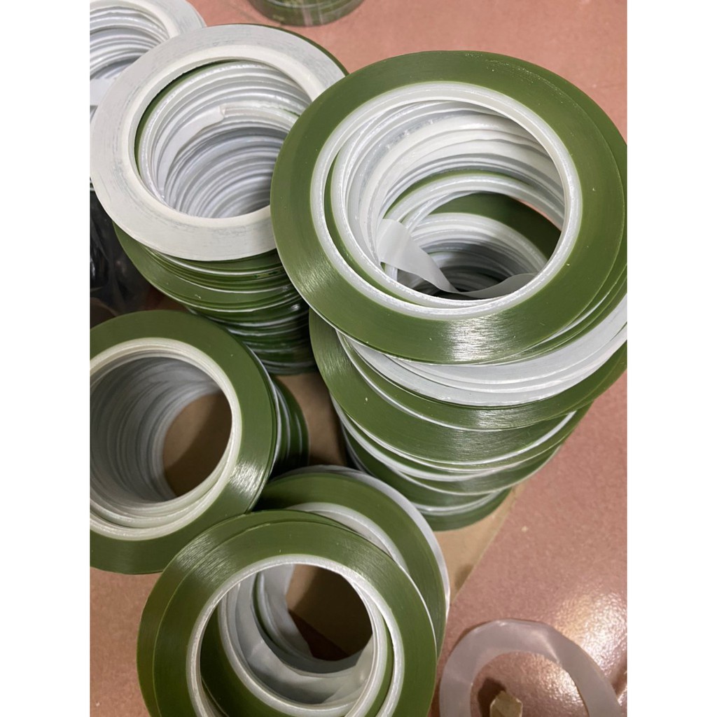 Combo Băng Keo Nhiệt Tạo Fan Loại Siêu Cao Cấp, Băng Dính Nhiệt Làm Fan Mi,Băng Dính Xanh_Băng Keo Tạo Fan Volume