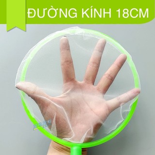 Vợt cá cảnh size 18cm lưới thưa - vợt cá cảnh