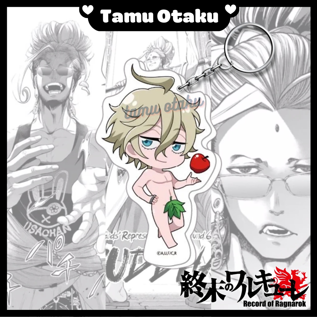 Móc khoá Anime Record of Ragnarok nhân vật trong Shuumatsu no Valkyrie - Đại chiến người và Thần - In 2 mặt