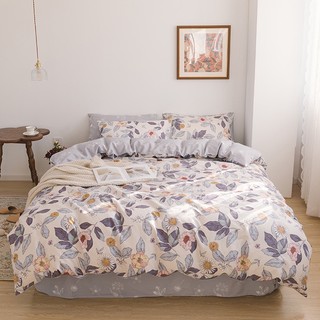 [Chi tiết] Chăn Ga Gối Cotton Living "CÚC TRẮNG VINTAGE" 4 MÓN