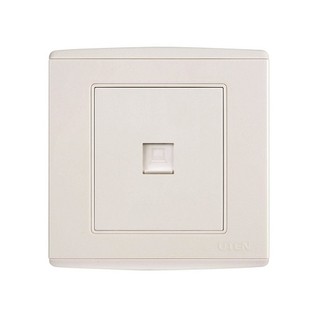 Ổ cắm mạng data Uten modular CAT6 mặt vuông Uten V4