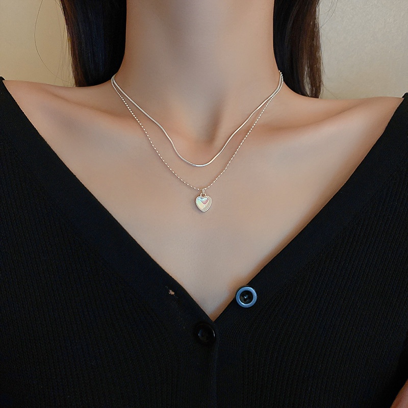 Vòng cổ Nhiều Tầng Phong Cách Hàn Quốc Thời Trang Cho Nữ