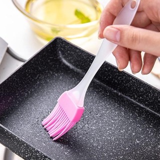 Chổi, cọ quét dầu silicon cán liền dày dặn - cọ chổi ướp gia vị - chổi silicon phết bơ làm bánh - chổi quét dầu ăn