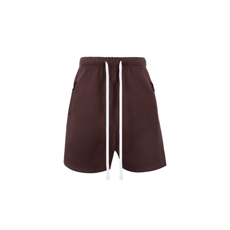 Quần Short Zip / Màu Mocha