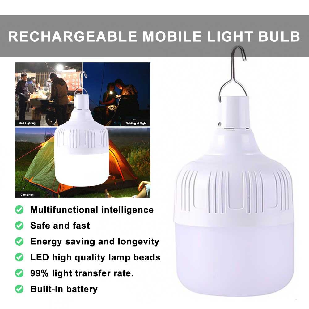 Bóng Đèn LED Cắm Trại 20W / 80W / 100W / 150W / 200W