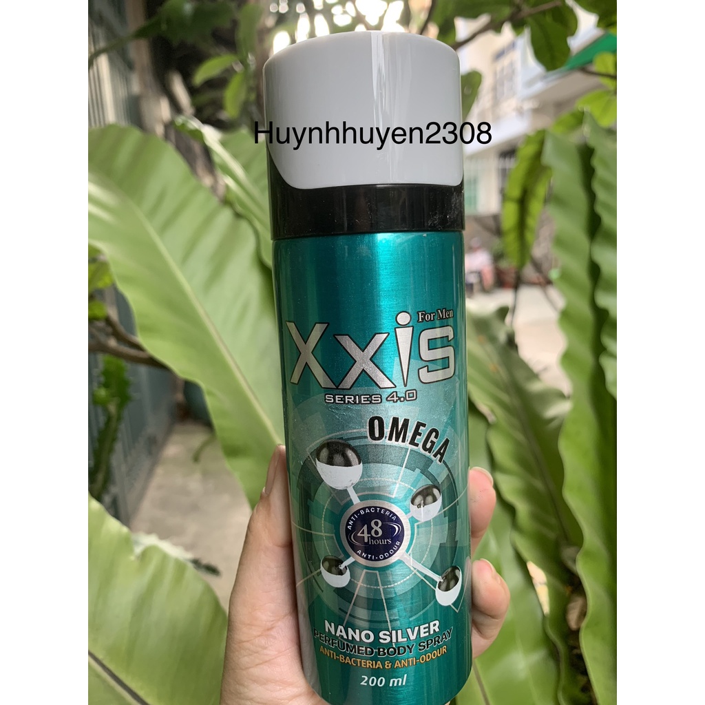 Xịt Khử Mùi Cao Cấp Toàn Thân Dành Cho Nam XXIS_200ml.