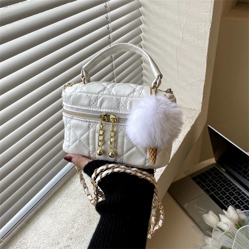 Ielgy Túi Đeo Chéo Dây Xích Hình Thoi Siêu Hợp Thời Trang Cho Nữ