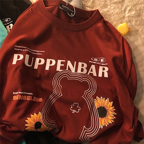 NRVP Áo Thun Tay Ngắn In Hình Thời Trang Đường Phố Hàn Quốc Mới Cho Nữ