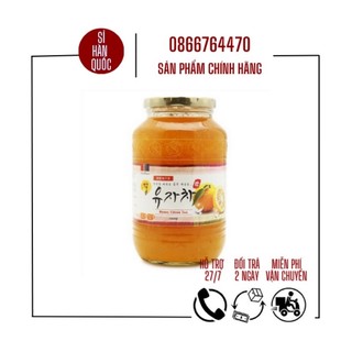 [CHÍNH HÃNG] Mật ong chanh Hàn Quốc hũ 1000gr - Tăng cường sức khoẻ, tốt cho cổ họng