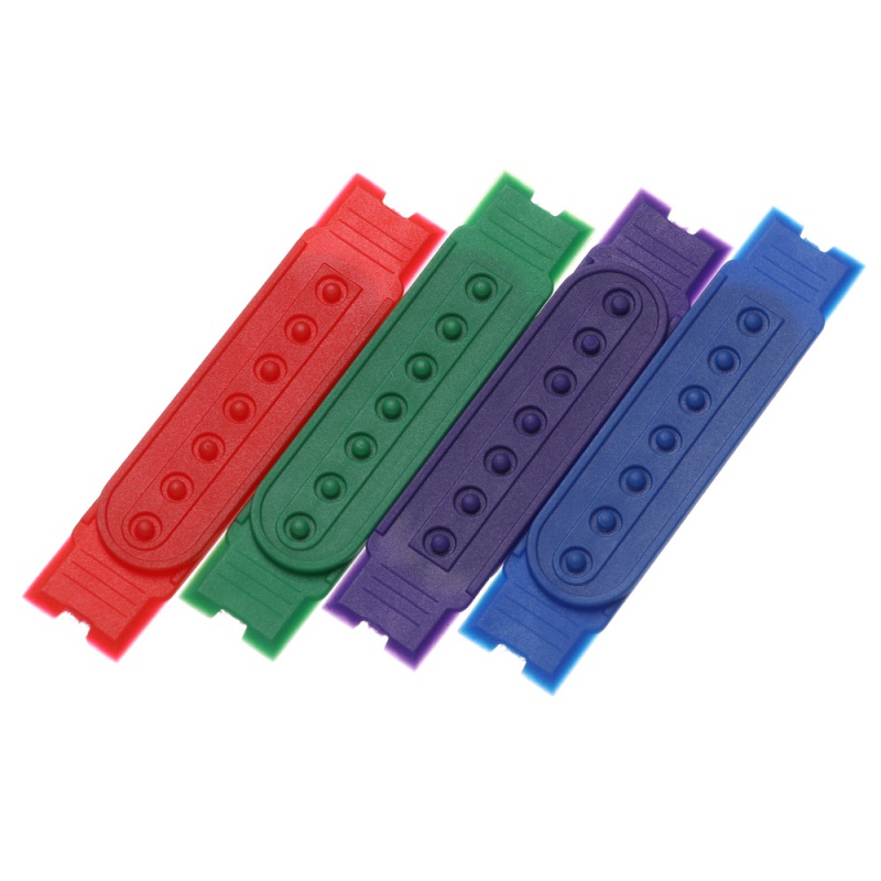 5 set dây khóa bấm 7 lỗ gài mũ lưỡi trai nhiều màu tùy chọn