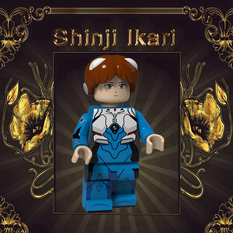 Neon GENESIS EVANGELION EVA Ayanami Rei Đồ Chơi Xếp Hình DIY Giáo Dục Cho Trẻ Em