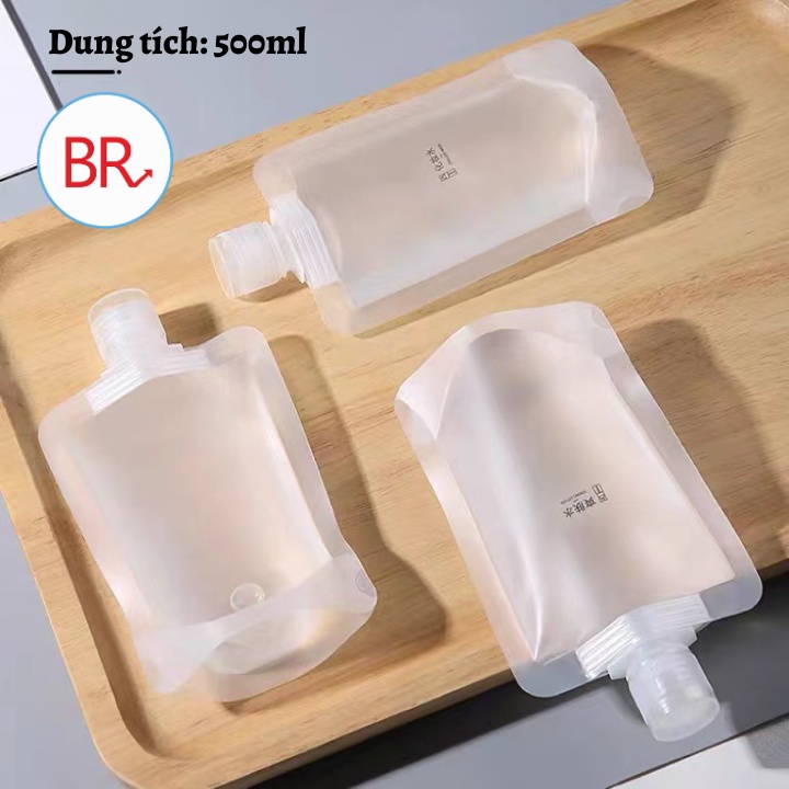 Túi chiết đựng dầu gội, sữa tắm mỹ phẩm đi du lịch 50ml– Túi chiết có nắp vặn mĩ phẩm tiện ích 10804