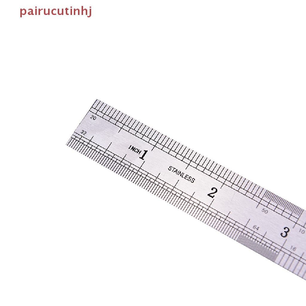 1 Cặp Thước Đo Bằng Kim Loại Hai Mặt 15cm Độ Chính Xác Cao