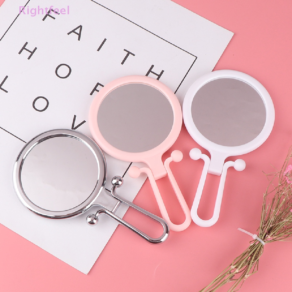 Gương Trang Điểm Phóng Đại 5 / 10X Hai Mặt Cầm Tay Gấp Được Tiện Lợi Du Lịch Mới