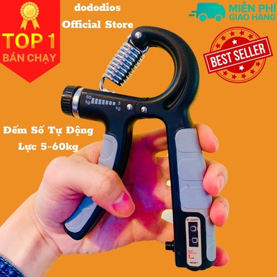 Kìm Bóp Tay, Kìm Tập Cơ Tay, Dụng Cụ Tập Gym Tại Nhà Điều Chỉnh Lực Có Đếm 10-100kg Dododios