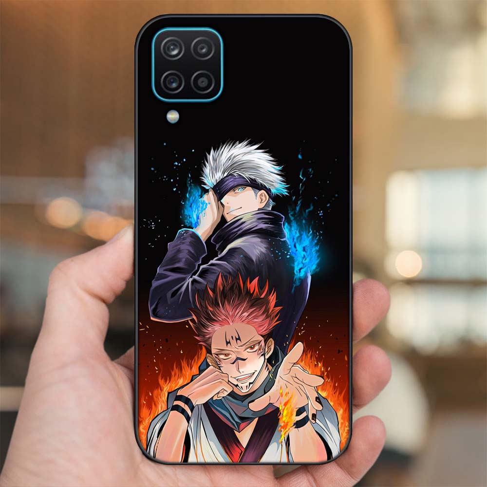 Ốp lưng Samsung A12 5G, M12 viền đen in hình Satoru Gojo Jujutsu Kaisen Chú Thuật Hồi Chiến