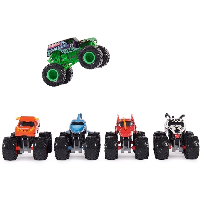 Set xe 5 chiếc Monster Jam Pit Party, chính hãng Mỹ