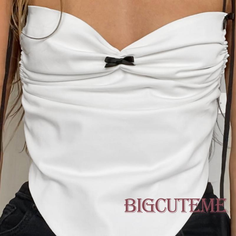 Áo Hai Dây Cổ Chữ V Thời Trang Gợi Cảm Cho Nữ