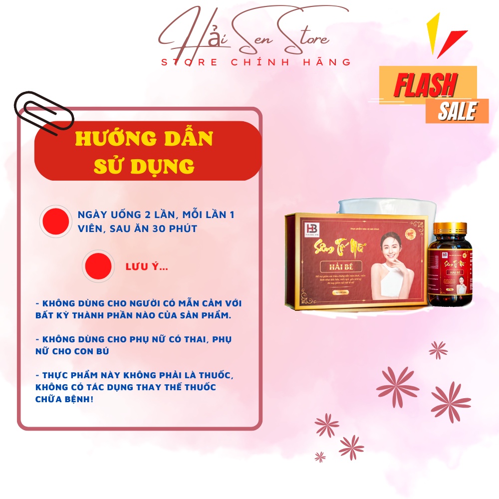 Sâm Tố Nữ Hải Bé Loại 60 viên một lọ