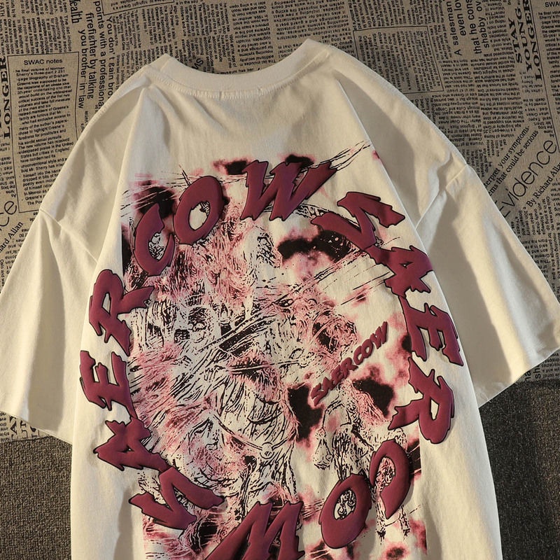 Áo Thun Tay Ngắn Chất Liệu 100% Cotton Cao Cấp Thời Trang Theo Phong Cách Hip Hop Cho Nam