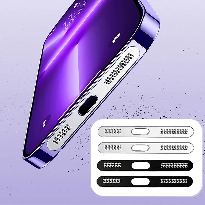 [Featured] Miếng Dán Kim Loại Lưới Đáy Loa Điện Thoại Cầm Tay Bảo Vệ Cổng Sạc Nước Chống Bụi Chất Lượng Cao