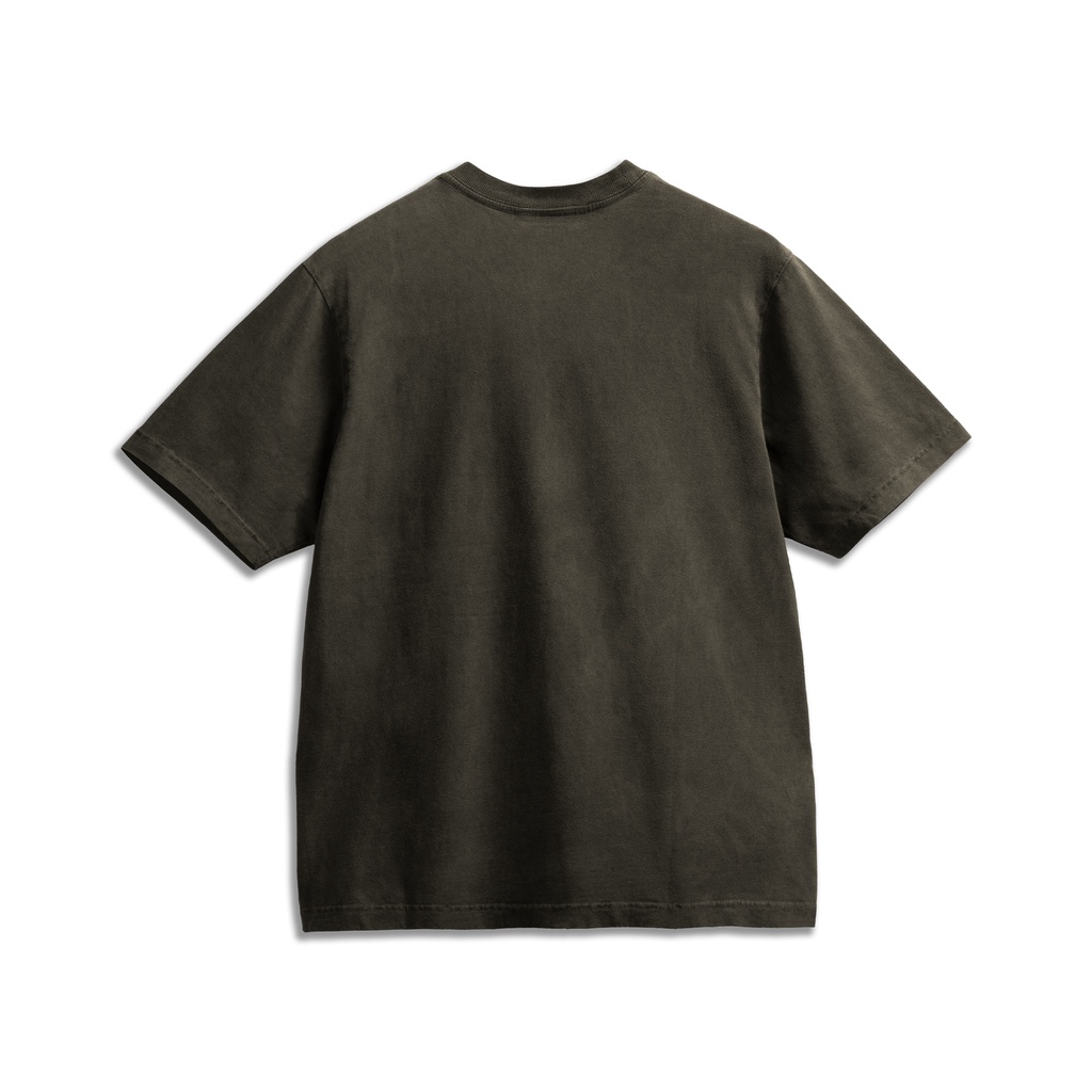 Áo thun DirtyCoins Arc Logo Wash T-shirt - Brown