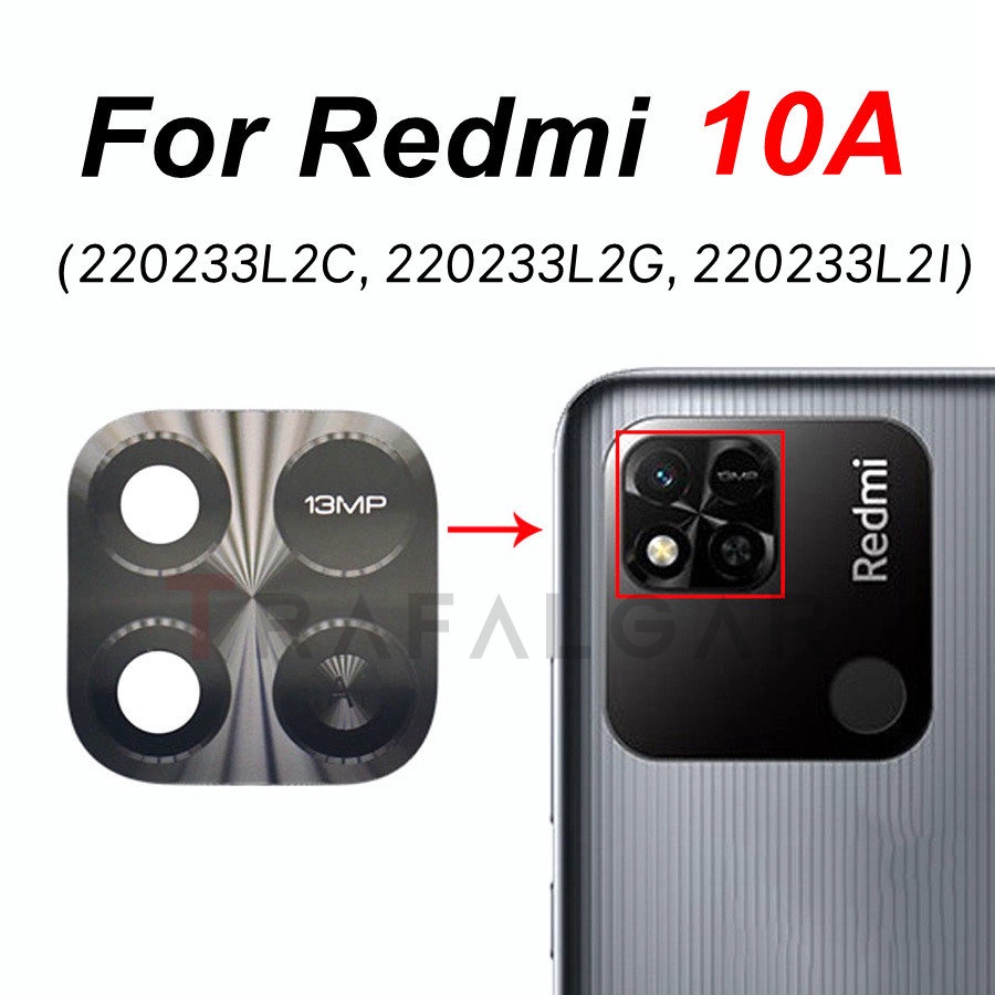 Ống Kính Camera Sau Thay Thế Kèm Miếng Dán Cho Xiaomi Redmi 10A 220233Ốp Điện Thoại Thời Trang Cho L2C L2C 220233Ốp Điện Thoại Thời Trang Cho L2G L2G 220233Ốp Điện Thoại Thời Trang Cho L2I L2I
