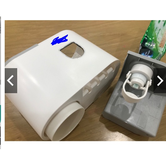 Kệ Nhả Kem Đánh Răng Tự Động 1 Cốc -đựng bàn chải  - Tặng Kèm miếng dán siêu chắc chắn