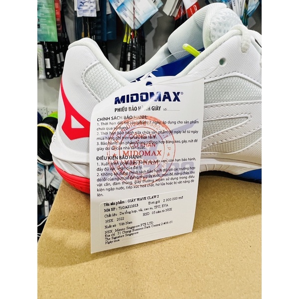 GIÀY MIZUNO WAVE CLAW 2 CHÍNH HÃNGG
